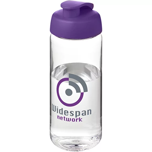 Bouteille de sport H2O Active® Octave Tritan™ de 600 ml avec couvercle à clapet, Image 2
