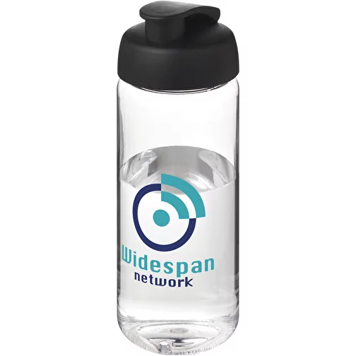 Bouteille de sport H2O Active® Octave Tritan™ de 600 ml avec couvercle à clapet, Image 2