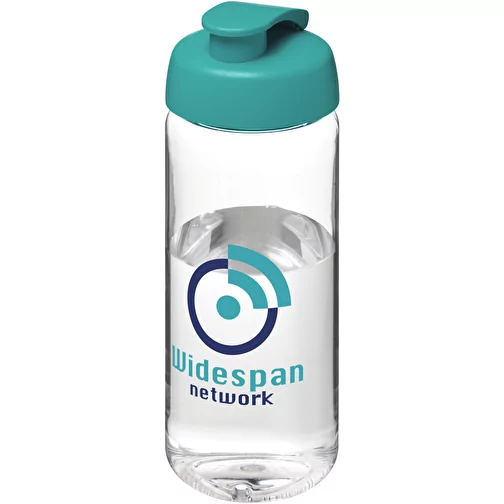 Bouteille de sport H2O Active® Octave Tritan™ de 600 ml avec couvercle à clapet, Image 2