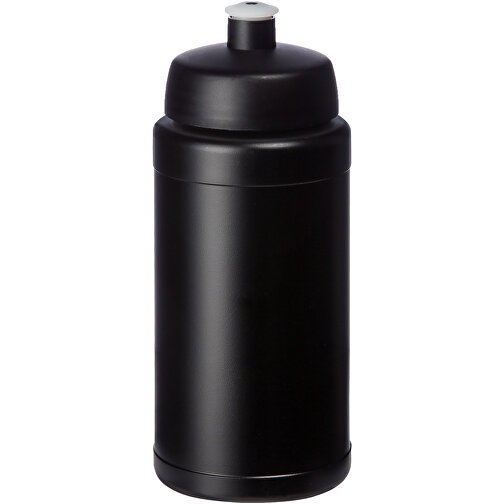 Baseline Recycelte Sportflasche, 500 Ml , Green Concept, schwarz, Recycelter HDPE Kunststoff, 18,50cm (Höhe), Bild 1