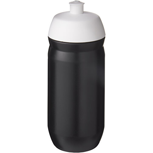 HydroFlex™ 500 Ml Squeezy Sportflasche , weiß / schwarz, MDPE Kunststoff, PP Kunststoff, 18,30cm (Höhe), Bild 1
