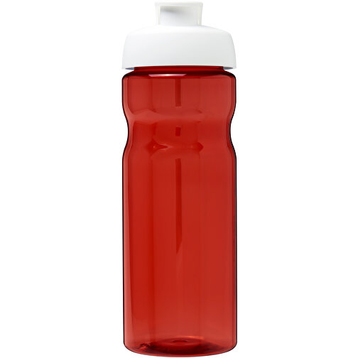 H2O Active® Base Tritan™ 650 Ml Sportflasche Mit Klappdeckel , Green Concept, rot / weiß, Eastman Tritan™, 22,10cm (Höhe), Bild 3
