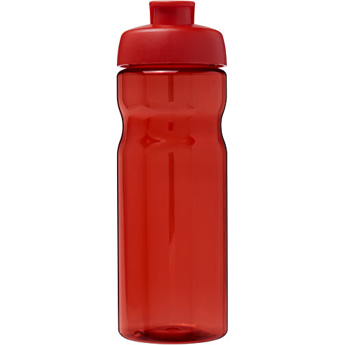 H2O Active® Base Tritan™ 650 Ml Sportflasche Mit Klappdeckel , Green Concept, rot, Eastman Tritan™, 22,10cm (Höhe), Bild 3