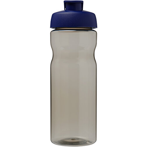 H2O Active® Base Tritan™ 650 Ml Sportflasche Mit Klappdeckel , Green Concept, kohle / blau, Eastman Tritan™, 22,10cm (Höhe), Bild 3