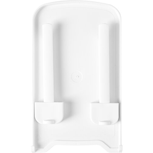 The Dok Smartphone Halter , weiß / weiß, GPPS Kunststoff, HDPE Kunststoff, 9,80cm x 17,00cm x 10,30cm (Länge x Höhe x Breite), Bild 4