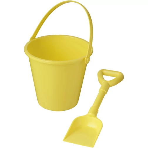 Seau et pelle de plage Tides en plastique recyclé, Image 1