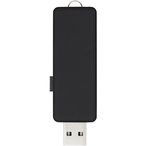 Light Up USB Stick Mit Weissem Licht , schwarz / silber / weiss MB , 1 GB , ABS Kunststoff MB , 6,00cm x 1,30cm x 2,00cm (Länge x Höhe x Breite), Bild 4