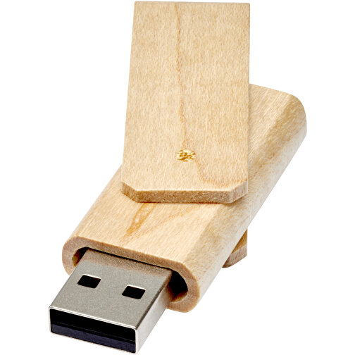 Rotate USB Stick Aus Holz , hellbraun MB , 16 GB , Holz MB , 6,20cm x 1,30cm x 2,00cm (Länge x Höhe x Breite), Bild 1