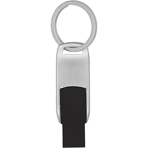 Flip USB Stick , schwarz MB , 32 GB , Zink Legierung, Kunststoff MB , 4,60cm x 0,60cm x 1,90cm (Länge x Höhe x Breite), Bild 3