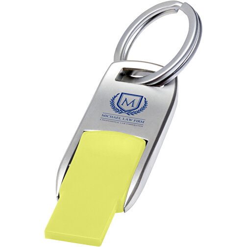 Flip USB Stick , limone MB , 65 GB , Zink Legierung, Kunststoff MB , 4,60cm x 0,60cm x 1,90cm (Länge x Höhe x Breite), Bild 2