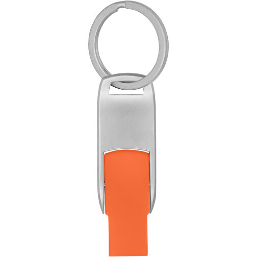 Flip USB Stick , orange MB , 32 GB , Zink Legierung, Kunststoff MB , 4,60cm x 0,60cm x 1,90cm (Länge x Höhe x Breite), Bild 3