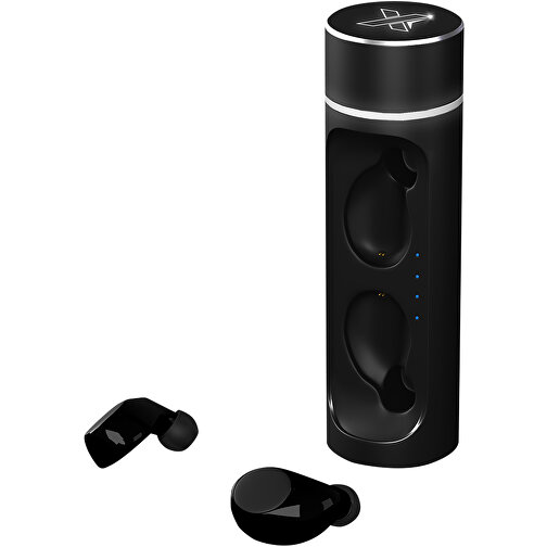 SCX.design E17 True Wireless Ohrhörer Mit Leuchtlogo , schwarz, ABS Kunststoff, Aluminium, 9,20cm (Länge), Bild 6