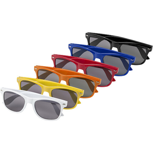 Sun Ray RPET Sonnenbrille , Green Concept, orange, Recycelter PET Kunststoff, 14,50cm x 5,00cm x 15,00cm (Länge x Höhe x Breite), Bild 5