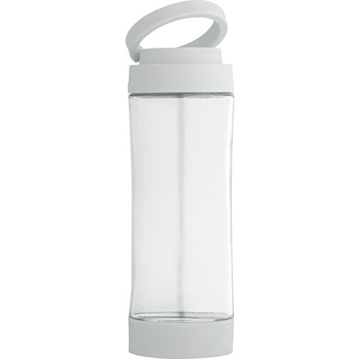 QUINTANA. Sportflasche Aus Glas 390 Ml , hellgrau, Glas, , Bild 1