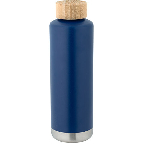 NORRE BOTTLE. Isolierflasche Aus Edelstahl 640 ML , dunkelblau, Edelstahl. Bambus, , Bild 1