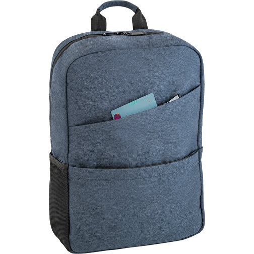 REPURPOSE BACKPACK. Laptop-Rucksack 15.6' Aus RPET 600D , blau, rPET, , Bild 5