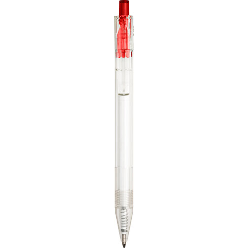 HARLAN. Kugelschreiber Aus RPET , rot, Recyceltem PET, , Bild 4