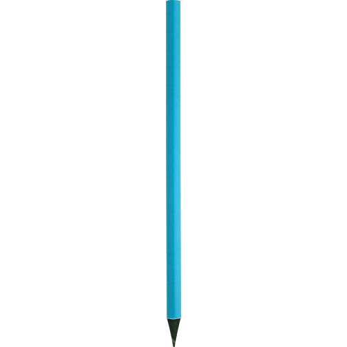 LUCIAN. Fluoreszierender Bleistift Aus Holz , hellblau, Holz, , Bild 2