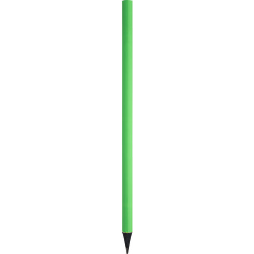 LUCIAN. Fluoreszierender Bleistift Aus Holz , hellgrün, Holz, , Bild 2