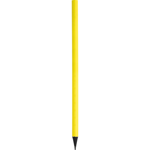 LUCIAN. Fluoreszierender Bleistift Aus Holz , gelb, Holz, , Bild 2