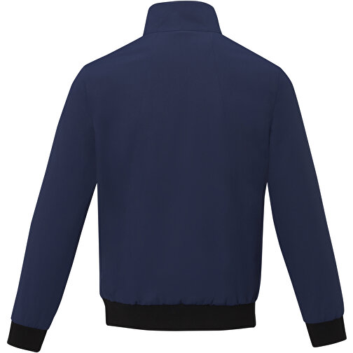 Keefe Leichte Bomberjacke - Unisex , navy, 240T cotton feel twill with TPU clear lamination 100% Polyester, 188 g/m2, Lining, 210T taffeta 100% Polyester, 60 g/m2, L, , Bild 4