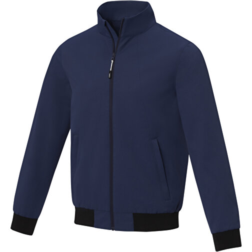 Keefe Leichte Bomberjacke - Unisex , navy, 240T cotton feel twill with TPU clear lamination 100% Polyester, 188 g/m2, Lining, 210T taffeta 100% Polyester, 60 g/m2, M, , Bild 1