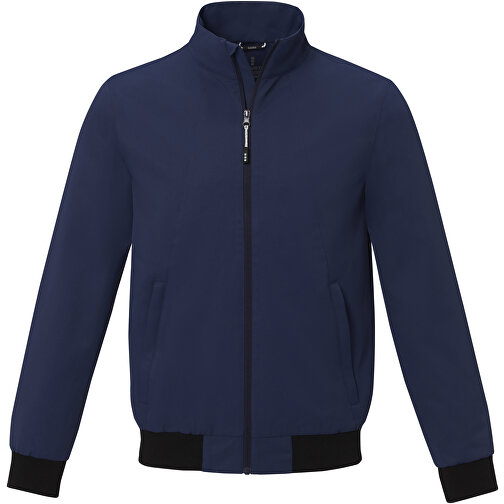 Keefe Leichte Bomberjacke - Unisex , navy, 240T cotton feel twill with TPU clear lamination 100% Polyester, 188 g/m2, Lining, 210T taffeta 100% Polyester, 60 g/m2, S, , Bild 3