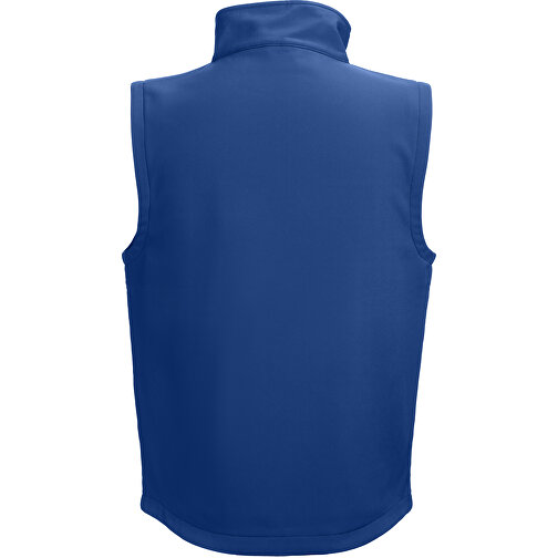 THC BAKU. Unisex Softshell-Weste , königsblau, Polyester, XL, 75,00cm x 61,00cm (Länge x Breite), Bild 2