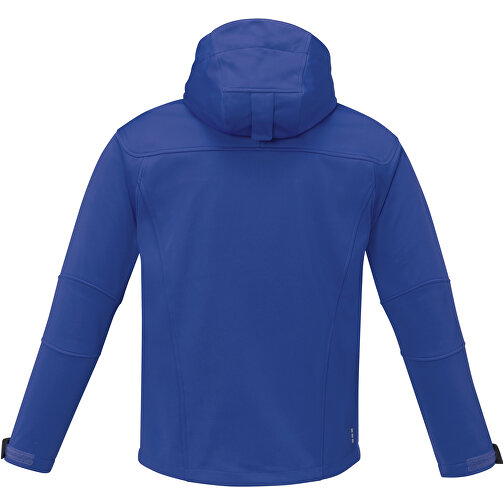 Match Softshelljacke Für Herren , blau, Single jersey Strick 90% Polyester, 10% Elastan, 360 g/m2, Bonding, Microfleece 100% Polyester, S, , Bild 4