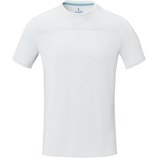 Borax Cool Fit T-Shirt Aus Recyceltem  GRS Material Für Herren , weiss, Mesh mit Cool Fit Finish 90% GRS zertifiziertes recyceltes Polyester, 10% Elastan, 160 g/m2, 3XL, , Bild 3