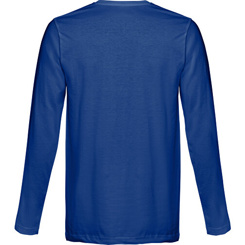 THC BUCHAREST. Herren Langarm T-Shirt , königsblau, 100% Baumwolle, L, 74,50cm x 54,00cm (Länge x Breite), Bild 2