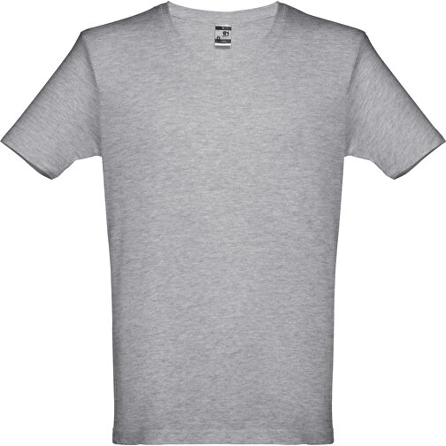 THC ATHENS. Herren T-shirt , hellgrau melliert, 100% Baumwolle, M, 71,50cm x 50,00cm (Länge x Breite), Bild 1