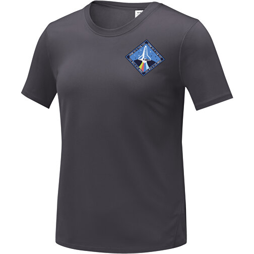 Kratos Cool Fit T-Shirt Für Damen , storm grey, Mesh    100% Polyester, 105 g/m2, M, , Bild 2