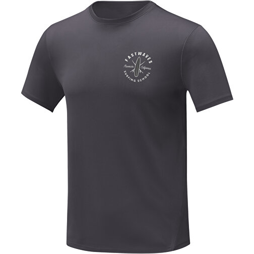 Kratos Cool Fit T-Shirt Für Herren , storm grey, Mesh mit Cool Fit Finish 100% Polyester, 105 g/m2, M, , Bild 2