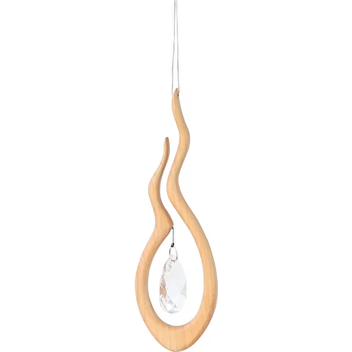 Pendentif en bois Shakti avec cristal, Image 1