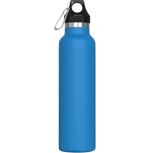 Isolierflasche Lennox 650ml , hellblau, Edelstahl & PP, 26,80cm (Höhe), Bild 1
