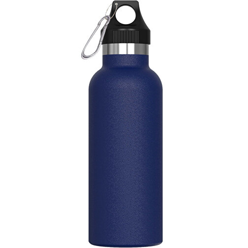 Isolierflasche Lennox 500ml , dunkelblau, Edelstahl & PP, 21,80cm (Höhe), Bild 1