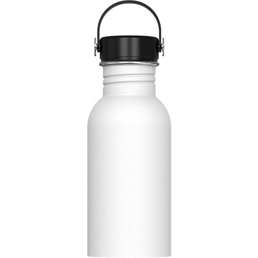 Wasserflasche Marley 500ml , weiß, Edelstahl & PP, 17,40cm (Höhe), Bild 1