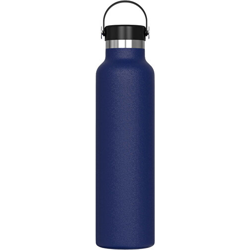 Isolierflasche Marley 650ml , dunkelblau, Edelstahl & PP, 26,80cm (Höhe), Bild 1