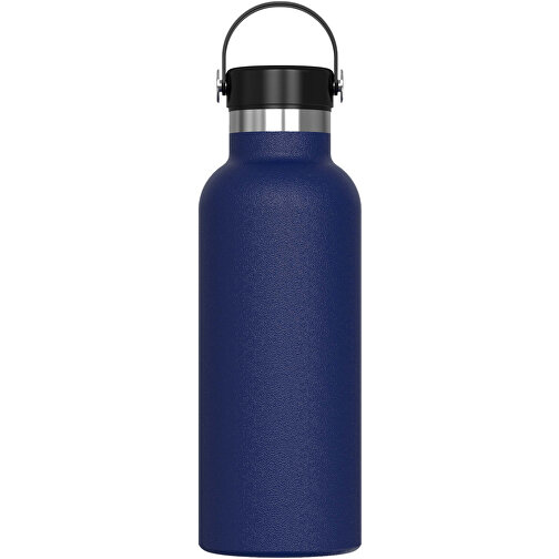 Isolierflasche Marley 500ml , dunkelblau, Edelstahl & PP, 21,80cm (Höhe), Bild 1