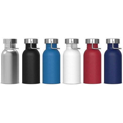Wasserflasche Skyler 500ml , dunkelblau, Edelstahl & PP, 16,80cm (Höhe), Bild 3