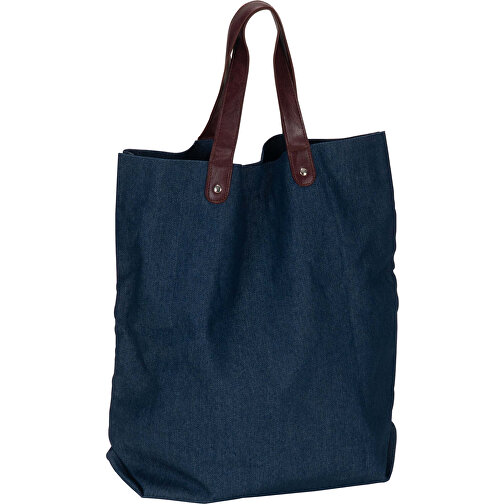 Jeansowa torba na zakupy 42x13x43 cm, Obraz 1