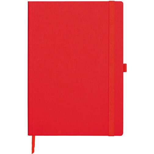 Notizbuch Office A5 +  Recycling , Brunnen, rot, Gewebe Leinen rot, 17,50cm x 1,40cm x 24,60cm (Länge x Höhe x Breite), Bild 2