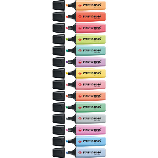 STABILO BOSS ORIGINAL Pastel Leuchtmarkierer , Stabilo, pastell-grau, Kunststoff, 10,50cm x 1,70cm x 2,70cm (Länge x Höhe x Breite), Bild 3