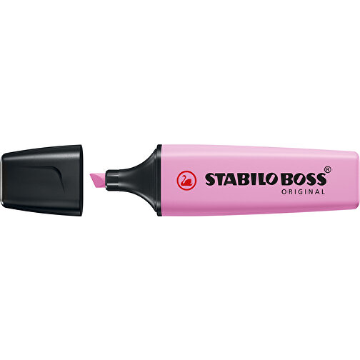 STABILO BOSS ORIGINAL Pastel Leuchtmarkierer , Stabilo, pastell-pink, Kunststoff, 10,50cm x 1,70cm x 2,70cm (Länge x Höhe x Breite), Bild 2
