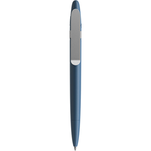 Prodir DS5 TSM Twist Kugelschreiber , Prodir, Sodalithblau-Silber satiniert, Kunststoff/Metall, 14,30cm x 1,50cm (Länge x Breite), Bild 1