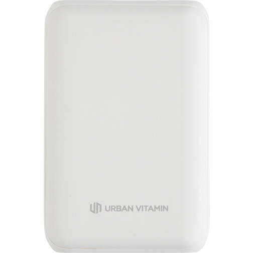 Urban Vitamin Alameda 10.000 MAh 18 W PD Powerbank , weiß, ABS, PC, 9,50cm x 2,30cm x 6,30cm (Länge x Höhe x Breite), Bild 3