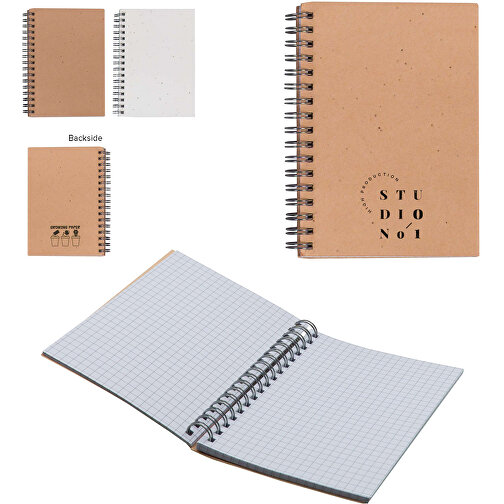 Seed Paper Spiral Notebook, Obraz 2