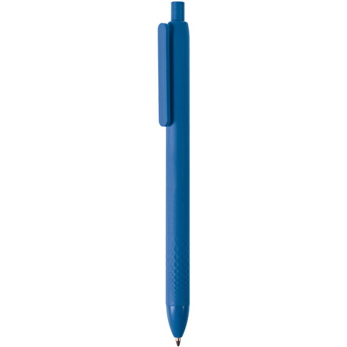Kugelschreiber Papier/Mais (PLA) , blau, PLA, 14,60cm (Höhe), Bild 1