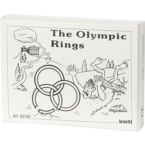 The Olympic Rings , , 6,50cm x 1,30cm x 5,00cm (Länge x Höhe x Breite), Bild 1